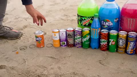 Chupa Chups, Mtn Dew, Fanta, Mirinda and Mentos soda mix Underground-19