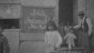 Indian Day School (1898 Original Black & White Film)