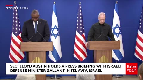 BREAKING NEWS: Sec. Lloyd Austin Holds Press Briefing With Israeli Defense Minister Gallant