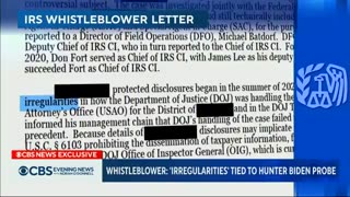 BOMBSHELL: IRS whistleblower says he witnessed interference by Biden's DOJ in the Hunter Biden