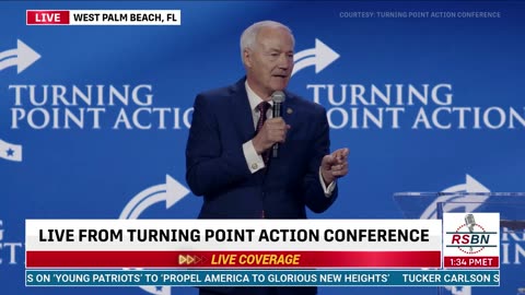 FULL SPEECH: Asa Hutchinson at Turning Point Action Conference - Day Two - 7/16/23