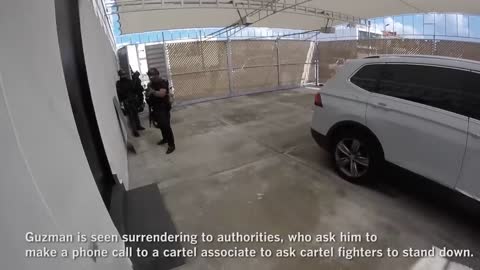 Video shows the moment Mexican security forces captured the son of "El Chapo"