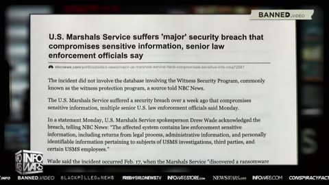 BREAKING Major Hack Of US Marshals Service Exposes Key Government Secrets.