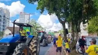 🇧🇷 Brazilian farmers come out in force for President Bolsonaro
