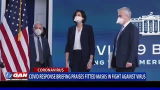 COVID response briefing praises fitted masks in fight against virus
