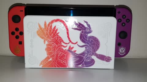 Unboxing NEW Nintendo Switch OLED Model Pokémon Scarlet & Violet Edition