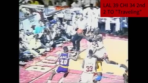 1991 NBA Finals Game 1 Michael Jordan Miscellaneous Stats