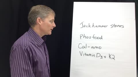 Jackhammer Kidney Stones & Gall Bladder Stones with Phosfood. 099