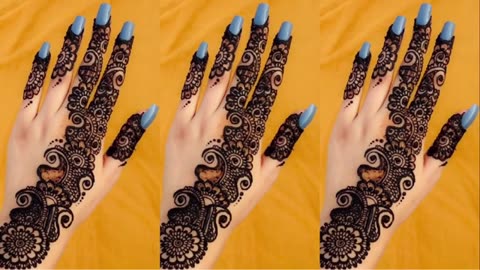 Arabic mehndi design Simple and easy