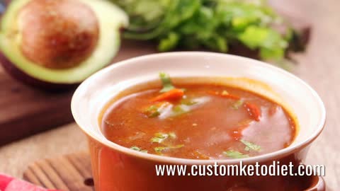 Keto Chicken Taco Soup | Melt fat fast with custom keto diet |