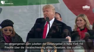 Marsch für's Leben ❤️ Rede von Donald Trump in deutsch