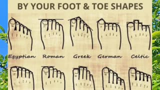 Unlocking Ancestral Secrets with Foot & Toe Shapes! #shorts