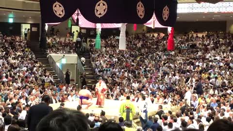 Japanese Sumo Tournament: Wrestling in Tokyo, Japan. (Lynn Julian, Travel Vlogger, Influencer, Vlog)