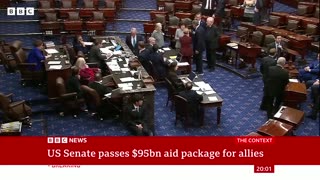 US Senate's $95bn for Ukraine, Israel andTaiwan faces uphill battle in House | BBC News