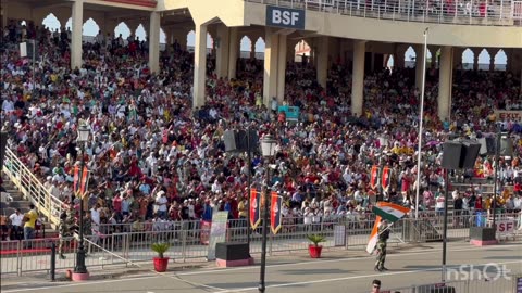 Attari-Wagah Border | Start of Retrieving Ceremony | BSF