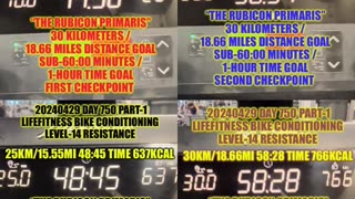 20240429 Day 750 Part-1 - LifeFitness Bike Conditioning & Abs