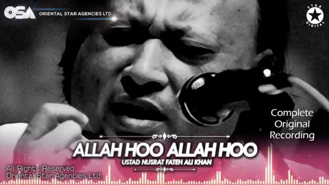 Allah Hoo Allah Hoo Ustad Nusrat Fateh Ali Khan official version OSA Islamic