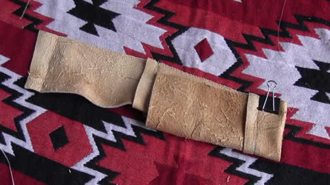 Making A Plains Indian Knife Sheath (Part 2 of 4)