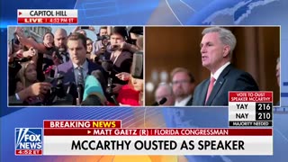 Matt Gaetz Defends Removing Speaker McCarthy