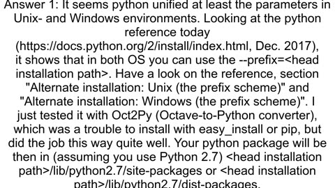 Installing python setuppy into an alternative path doesn39t find installed package