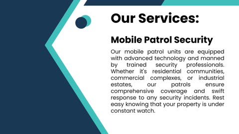Mobile Petrol Security Services