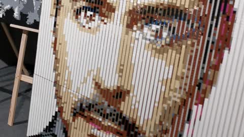 LEGO Iron Man / Robert Downey Jr ART