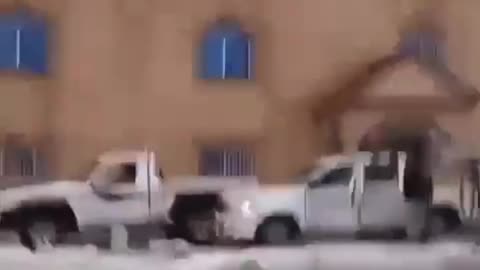 Saudi Arabia snow