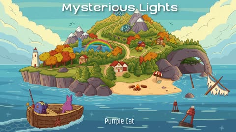 Purrple Cat - Mysterious Lights | Lofi Hip Hop/Chill Beats