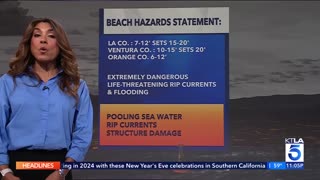 Dangerous surf pummeling Southern California beaches