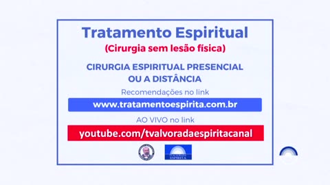 Palestra e Tratamento Espiritual 13:30h | Lecture and Spiritual Treatment 1:30 pm
