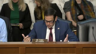 Vice Chairman Rubio Questions Witnesses at a Senate Intel Hearing on Countering China