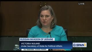 Victoria Nuland Admits to Ukraine Biolabs