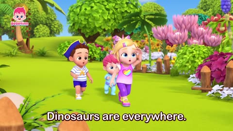 🦕🦖 Welcome to The Dino World | Bebefinn Nursery Rhymes and Kids Songs