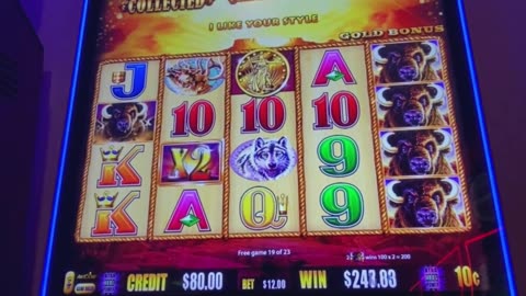 With $80 left Mama Hit This on Buffalo Gold Slot Machine