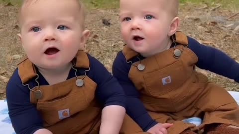 cute twins baby boys 😃 - #shorts #cute