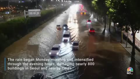 At Least Seven Killed In South Korea As Heavy Rain Causes Flooding