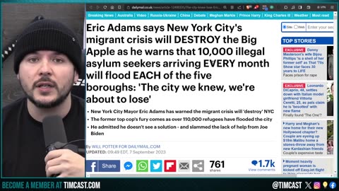 Democrats PANIC As Illegal Immigrants OVERRUN NYC Paving Way For Trump 2024 Win Over Biden