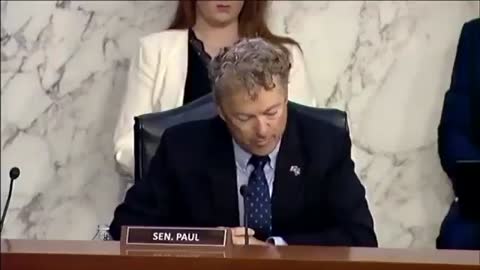 Senator Rand Paul roasts HHS Sec Xavier Becerra :)