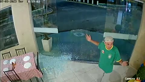 The Best Way To Fix A Glass Door Is To Shatter It