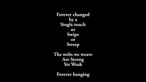 Webs We Weave - Short Song