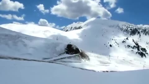 Guy Came Across A Lady Bug In A Snow Mountain Pleasant Surprise