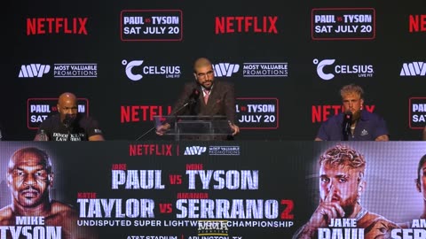 mike tyson vs jake paul press conference