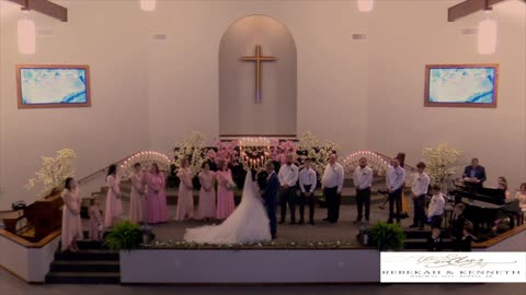 Steve Moore singing at our wedding! March 23, 2024. Celebrating our 2nd month anniversary!