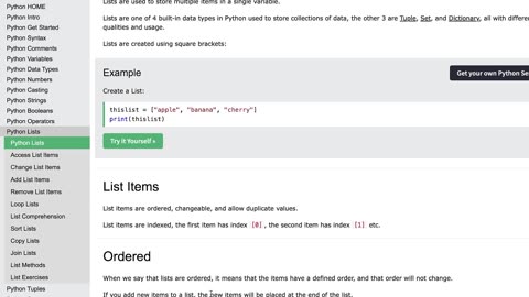Python Coding for beginners 17, Python Lists