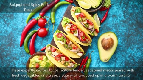 Korean Spicy Pork Bulgogi Tacos | Korean and Mexican Flavors | Bulgogi Tacos