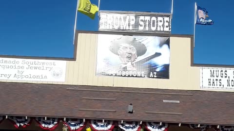 Trump Store in Tombstone,AZ, my purchase is the REAL message for the USA