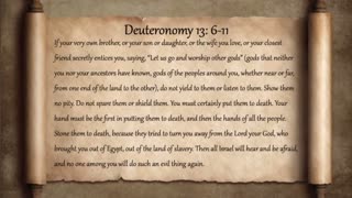 Everything wrong with Deuteronomy 13