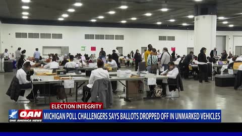 Mich. poll challengers say ballots dropped off in unmarked vehicles