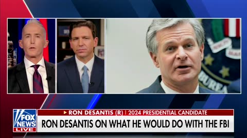 Ron DeSantis Vows To Remove FBI Director Christopher Wray If Elected 'On Day One'