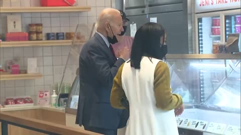 In the Midst of Chaos, Biden goes for Ice Cream....again